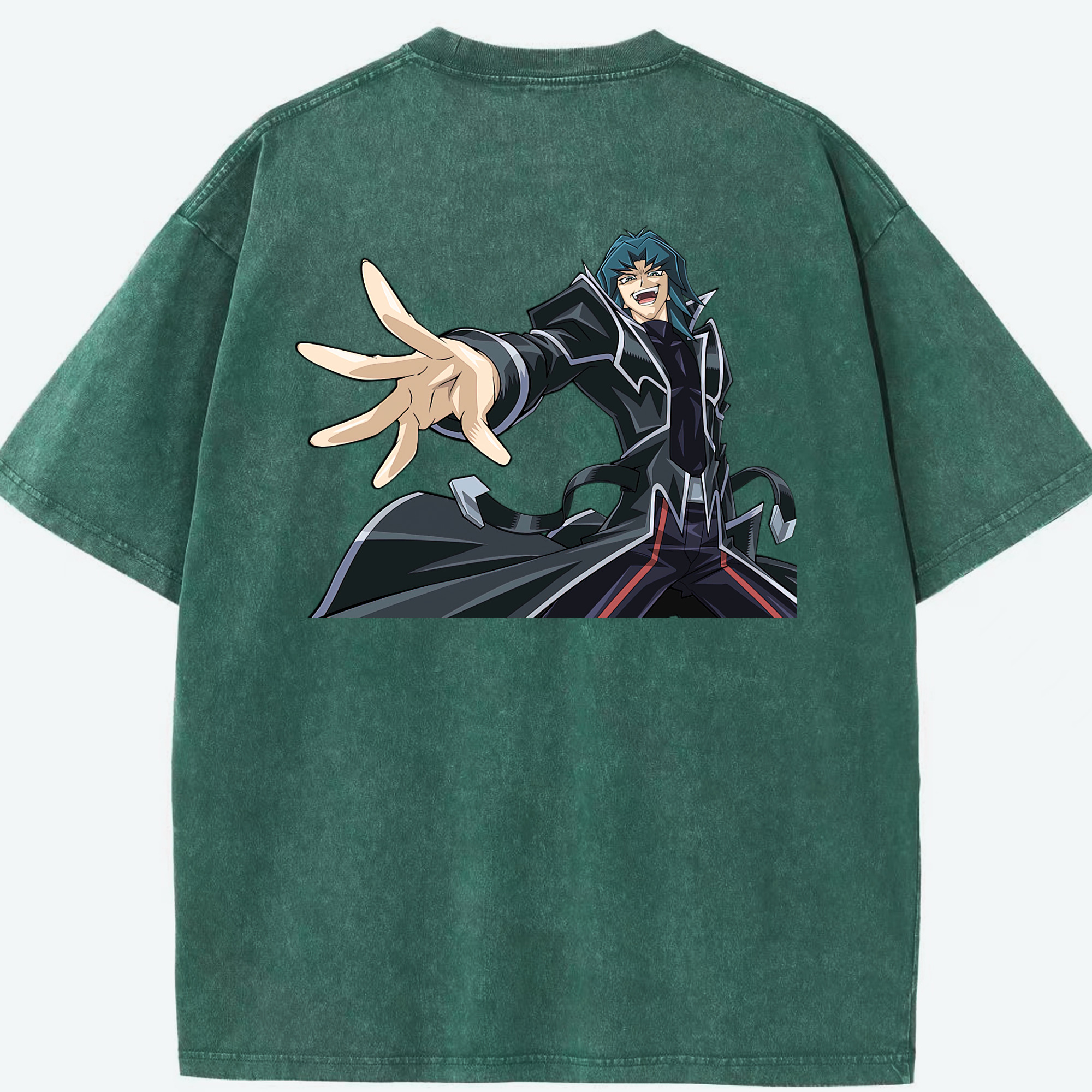 （画像用） 遊☆戯☆王 Yu-Gi-Oh! 綿100% ヴィンテージ風 半袖Tシャツ（背面プリント）